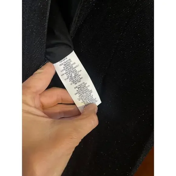 Alex Evenings long pearl sleeve evening gown size 10 - Picture 8 of 9